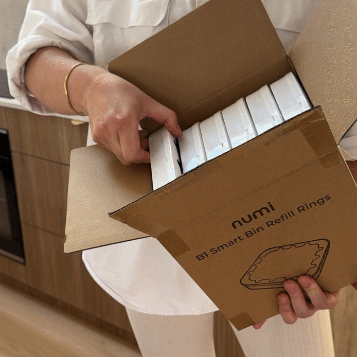 Numi B1 Smart Bin Refill Ring Swap GIF